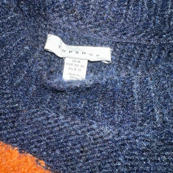 Topshop Stripe Boucle Sweater - size medium - Picture 3 of 8